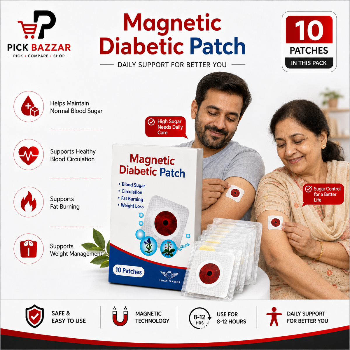 Magnetic Diabetic Patch