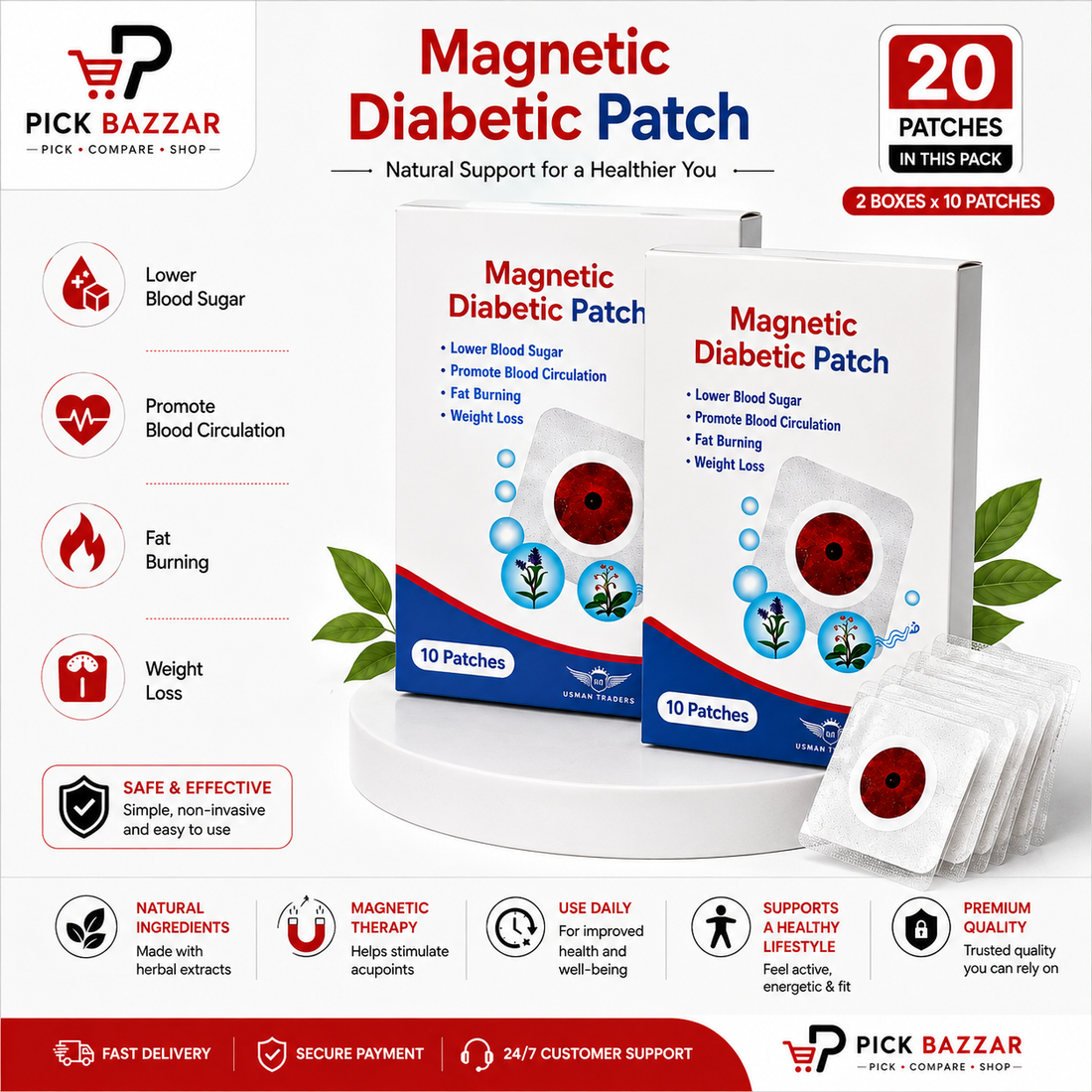 Magnetic Diabetic Patch