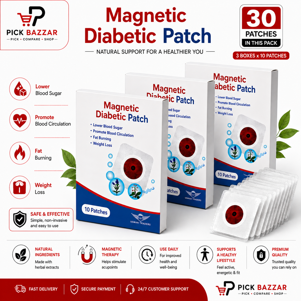 Magnetic Diabetic Patch