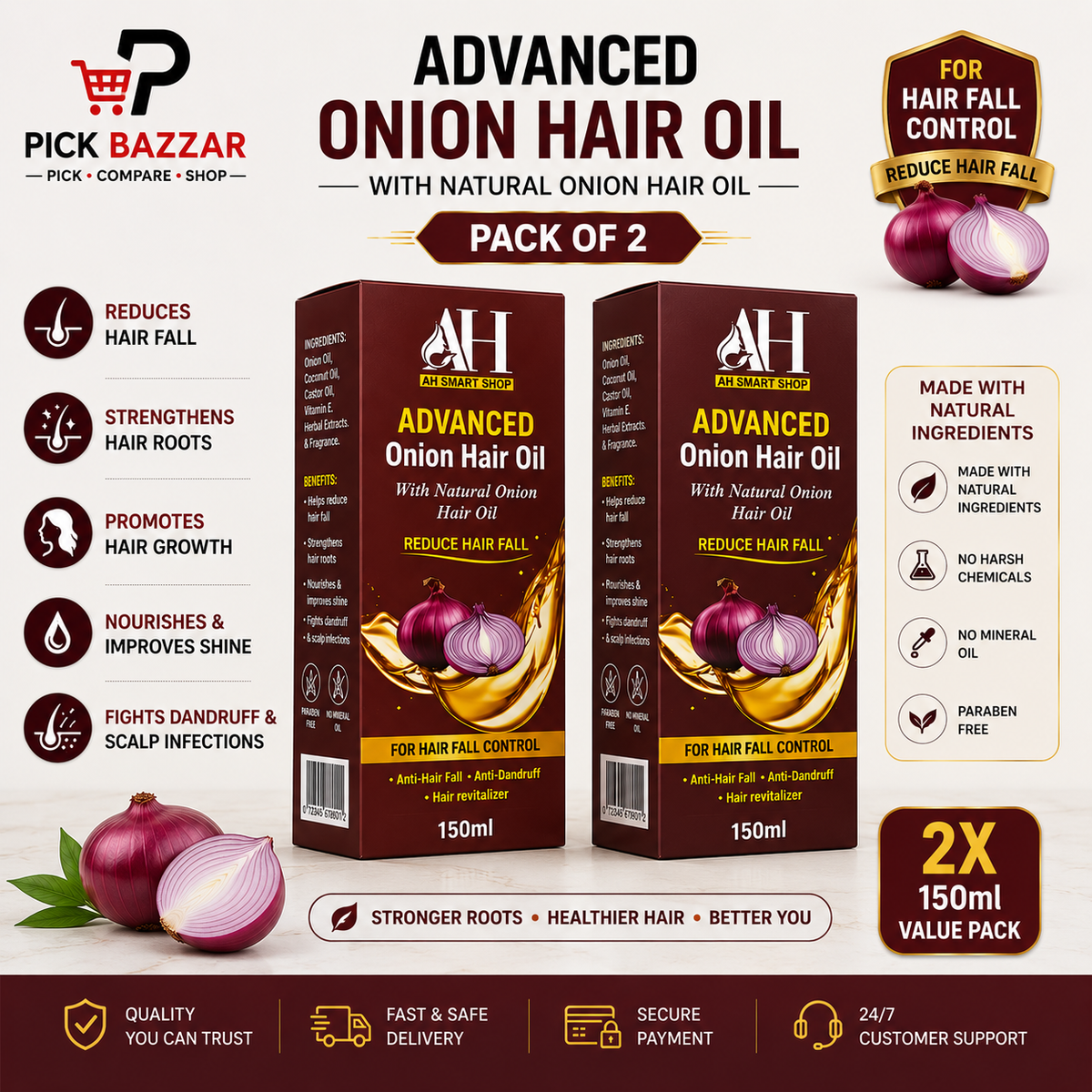 Advanced Onion Hair Oil