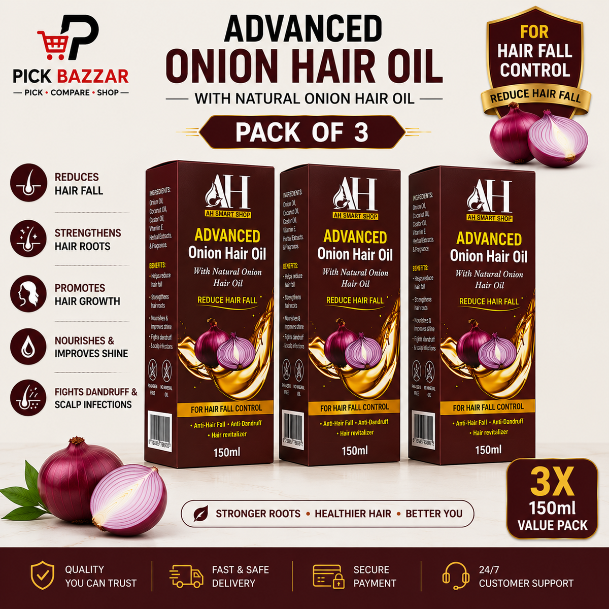 Advanced Onion Hair Oil