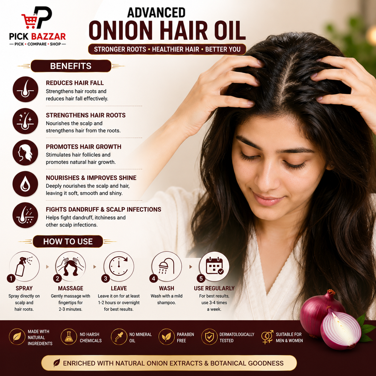 Advanced Onion Hair Oil