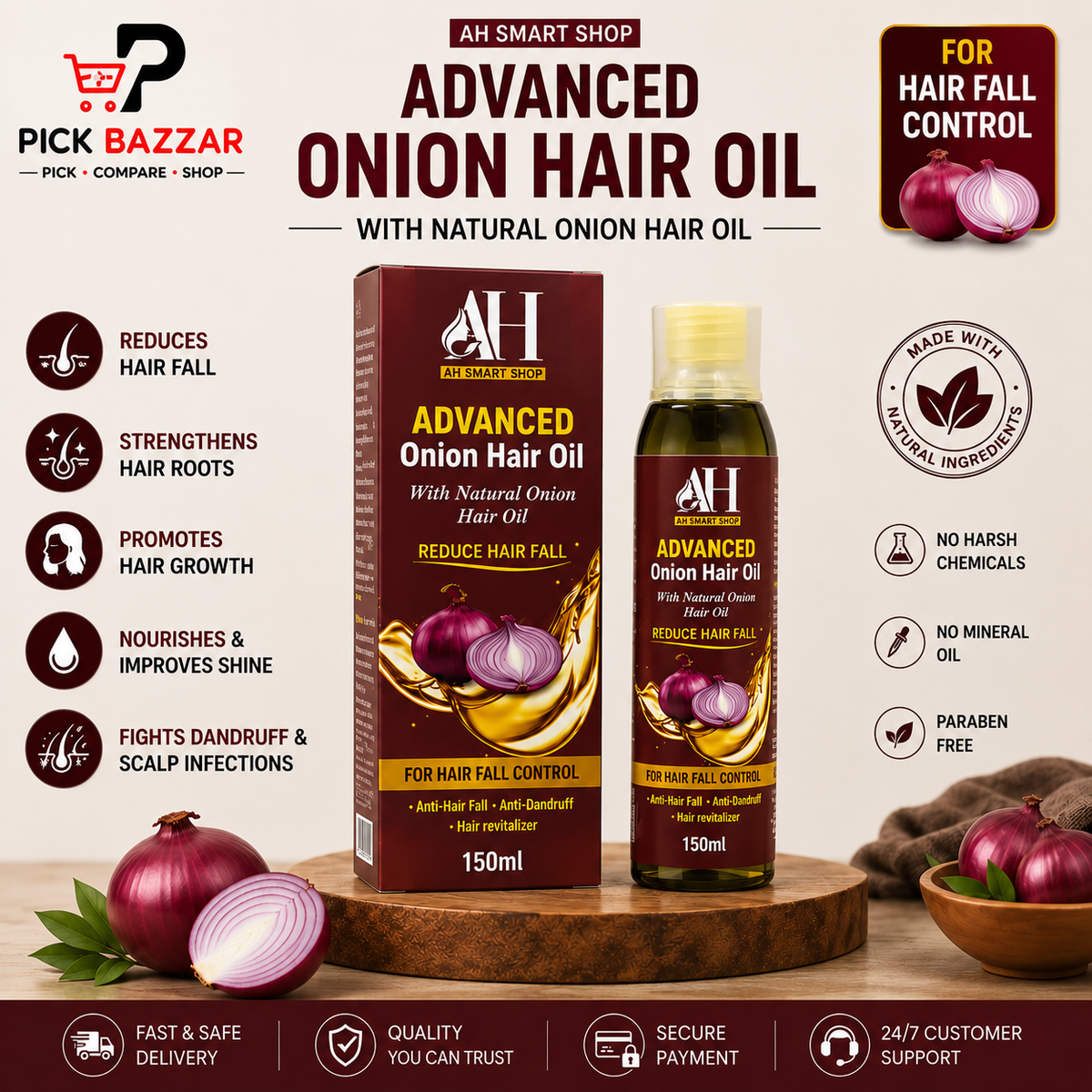 Advanced Onion Hair Oil