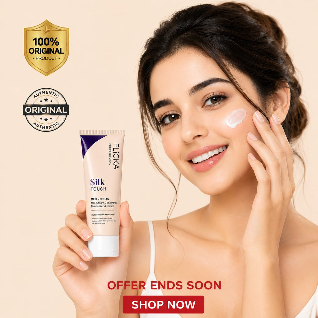 Flicka Silk Touch Concentrate – Moisturizer & Primer